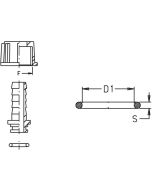 Junta Tórica EPDM para Empalme con Girador 1"1/2
