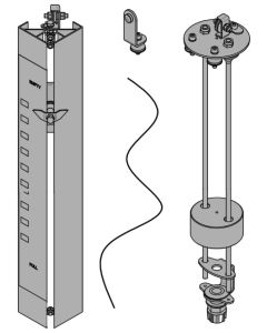 Indicador Nivel Mecánico GeoDry, H = 2000 mm