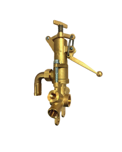 Válvula 50 bar con Distribuidor de 6 Salidas, Entrada 1/2”, Retorno M 3/4”, Válvula Cierre Vulkollan 1 Salida H 1/4”