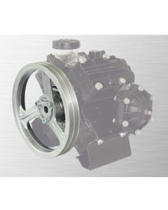 Polea 2 Canales, Ø 330, P-A Eje 25 C8