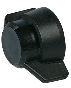 Cabezal Acoplamiento Rapido Ciego con Junta, Negro
