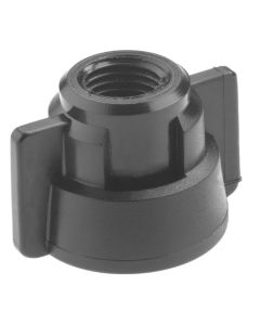 Cabezal Acoplamiento Rápido con Junta, Negro, (NPT) para Boq. NPT