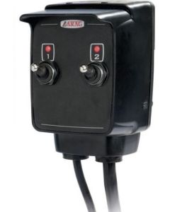 Caja Control Compacta Portaboquillas Fin de Barra SELETRON, 2 Vías