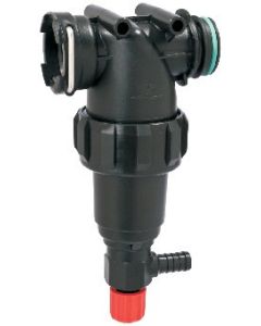 Filtro en Línea Autolimpiante T5 M-H hasta 20 bar, 150 L/min, Malla Inoxidable 50 Mesh, Azul Area Efect. Filtracion 38 cm2