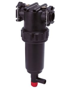 Filtro en Línea Bridado, 15 bar, 210L/min, Malla Inoxidable 50 Mesh, Azul