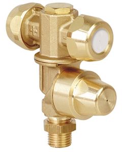 Jet Atomizador Doble G1/4" Macho con Antigota