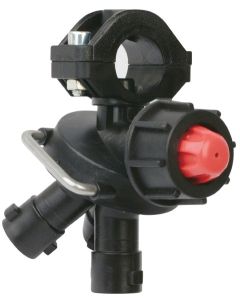 Portaboquillas 3 Vías EPDM, Acople Rápido, Antigota, F7 mm, Ø1/2", 20 bar, Tecomec