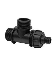 Racor 3 Vías para Mezclador, Ø = 7 mm, 50 - 100 L/min, 4 - 15 bar