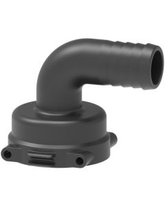 Racor Portamanguera PA, 90º H, T3, Ø=13 mm