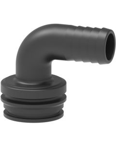 Racor Portamanguera PA, 90º M, T5, Ø35 mm