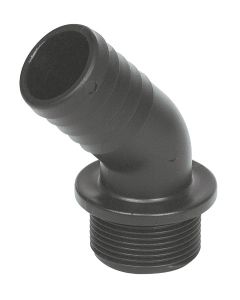 Racor 45º PP Rosca Macho, G1"1/2, Ø 40 mm, L=60 mm