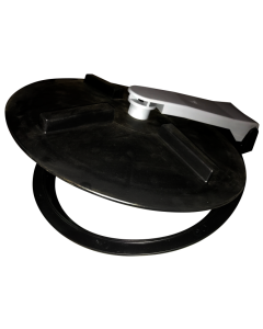 Tapa Depósito PP Ø 454 mm + Aro + Bisagra + Válvula