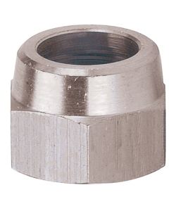 Tuerca Hexagonal G3/8" Ø 12,8 Niquelada