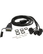 Cable Alargador Final 3 Vías + General + Presión + Marcador Espuma, 5mt