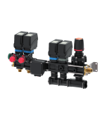 Grupo Válvulas Eléctricas Motorizadas con Retornos Calibrados 2 Vias para Bravo 180S Atomización + Válvula Proporcional + Válvula General, 180L/min.,  40 bar