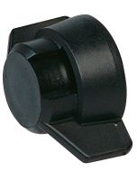 Cabezal Acoplamiento Rapido Ciego con Junta, Negro