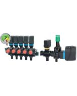 Grupo Electrico 7 Vías Retorno Calibrado + Válv. Mando General + Válv. Prop. Elect. 260 L/min