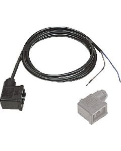 Cable con Conector DIN de 3 Hilos, 1,3mt