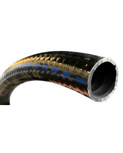 Manguera PVC Plastificado con Espiral Acero Galvanizado Ø Int 25 mm, Ø Ext 33 mm Negra