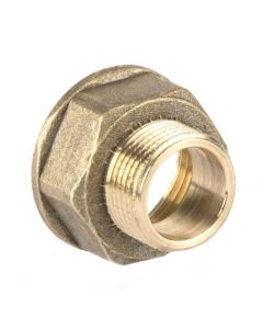 Racor Hexagonal Marsella Latón, M-H, G1/2" - G3/4"