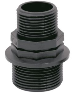 Reducción Machón PP, G1/2", G3/4", L=58 mm